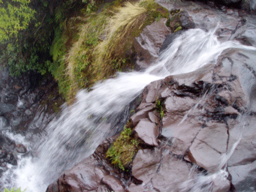 A waterfall in the Taranaki region, photo by C5 taken as part of a mapping exercise