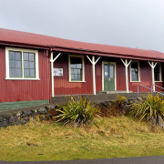 A view of the Camphouse that is the venue for the Water Peace Power symposium