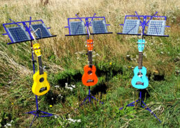 Solar powered ukeleles